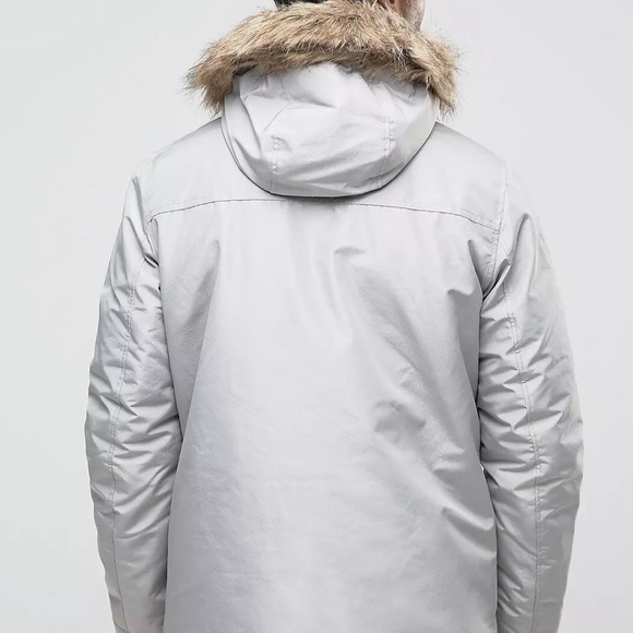 Jack & Jones Parka with Faux Fur Hood - Picture 7 of 8